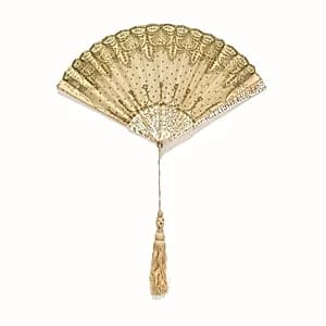 Pleated fan by Unknown