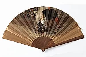 Pleated fan by Unknown