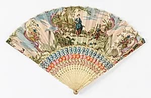 Pleated fan by Unknown
