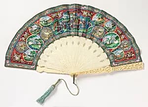 Pleated fan by Unknown