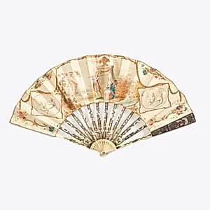 Pleated fan by Unknown