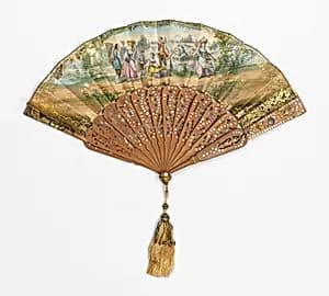 Pleated fan by Unknown