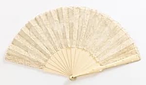 Pleated fan by Unknown