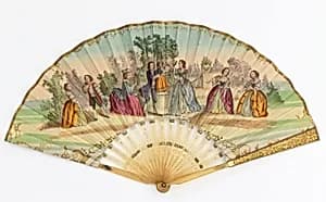 Pleated fan by Unknown