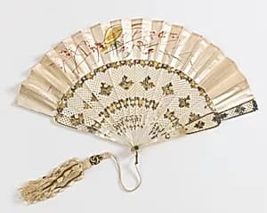 Pleated fan by Unknown