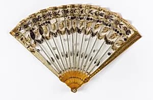 Pleated fan by Unknown