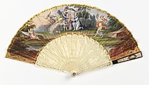 Pleated fan by Unknown