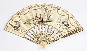 Pleated fan by Unknown