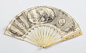 Pleated fan by Unknown