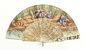 Pleated fan by Unknown