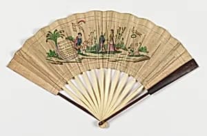 Pleated fan by Unknown