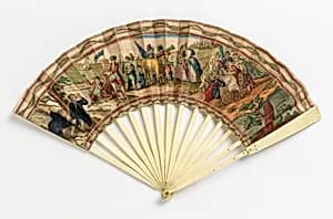Pleated fan by Unknown