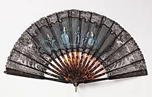 Pleated fan by Unknown