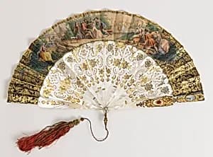 Pleated fan by Unknown