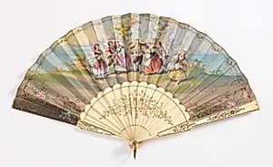 Pleated fan by Unknown