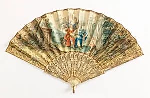 Pleated fan by Unknown