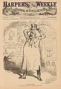 Plumed Knight by Thomas Nast, 27 Sep 1840 - 7 Dec 1902