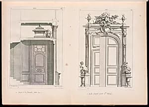Porch Design Cross Section by Gilles-Marie Oppenord, French, 1672–1742