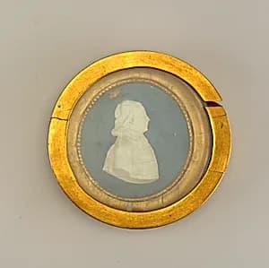 Portrait medallion by Unknown