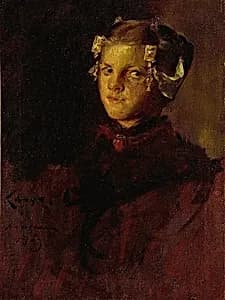Portrait of a Girl by William Merritt Chase, American, b. Williamsburg, Indiana, 1849–1916