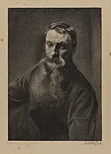 Portrait of Rodin by Timothy Cole