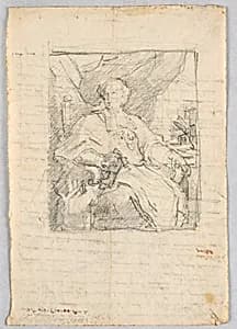 Portrait Sketch by Giuseppe Barberi, Italian, 1746–1809
