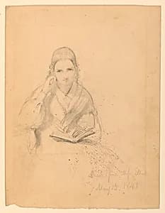 Portrait Study of Miss Elliott by Daniel Huntington, American, 1816–1906
