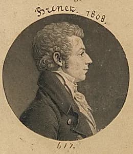 Possibly Henry Brunet by Charles Balthazar Julien Févret de Saint-Mémin, 12 Mar 1770 - 23 Jun 1852