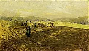 Potato Gleaners by Herman Hartwich