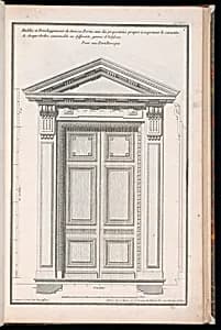 Pour une Porte Dorique by Jean-François de Neufforge, Flemish, 1714–1791