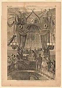 President Lincoln's Funeral by Unidentified Artist
