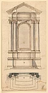 Project for an altar by Unknown