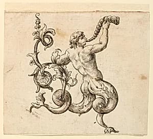 Project Fragment of an Ornament by Unknown