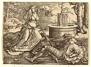 Pyramus and Thisbe by Lucas van Leyden, Netherlandish, ca. 1494–1533