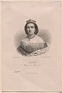 Queen Isabella II by August Weger, 1823 - 1892