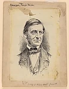 Ralph Waldo Emerson by Jacques Reich, 10 Aug 1852 - 8 Jul 1923