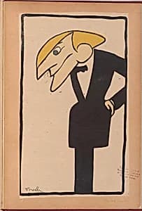 Raymond Hitchcock by Alfred J. Frueh, 1880 - 14 Sep 1968