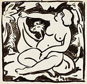 Reclining Nude by Carl Newman