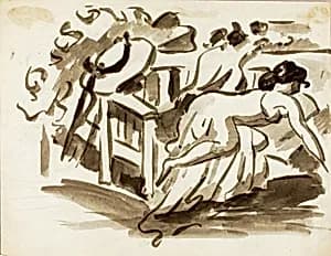 Reclining Woman by Carl Newman