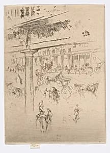 Regent's Quadrant by James McNeill Whistler (1834-1903)