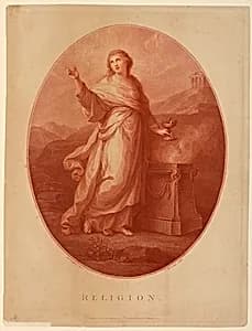Religion by Francesco Bartolozzi, Italian, active England, 1727–1815