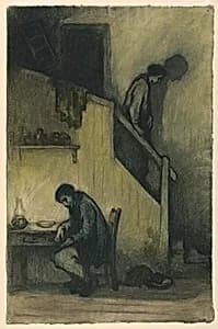 Rent Due by Eugene Higgins, American, 1874–1958