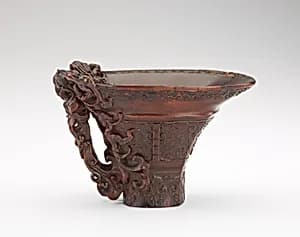 Rhinoceros Horn Cup by Unidentified