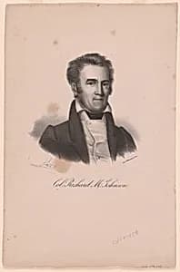 Richard Mentor Johnson by Jules Lion, 1810 - 9 Jan 1866