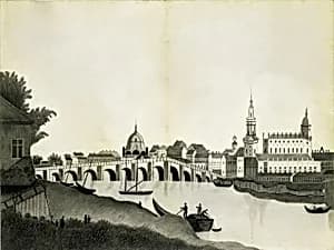 Riverside Town by Unidentified