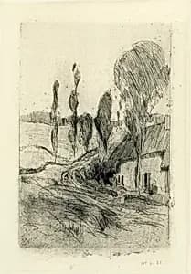 Road near Honfleur by John Henry Twachtman