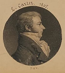 Robert Baylor Carter by Charles Balthazar Julien Févret de Saint-Mémin, 12 Mar 1770 - 23 Jun 1852