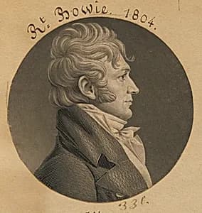 Robert Bowie by Charles Balthazar Julien Févret de Saint-Mémin, 12 Mar 1770 - 23 Jun 1852