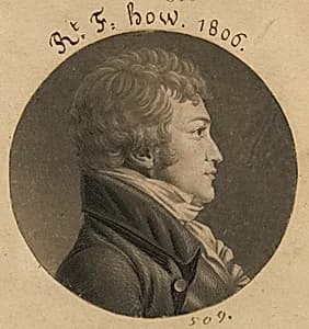 Robert F. How by Charles Balthazar Julien Févret de Saint-Mémin, 12 Mar 1770 - 23 Jun 1852