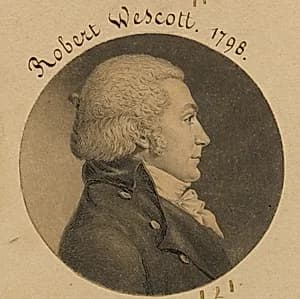 Robert Wescott by Charles Balthazar Julien Févret de Saint-Mémin, 12 Mar 1770 - 23 Jun 1852